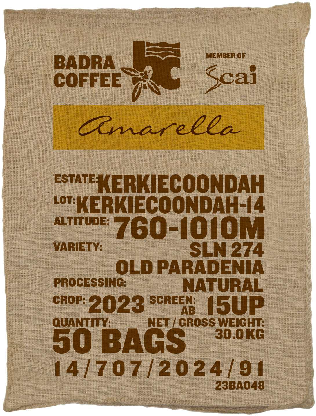 Kerkiecoondah -14, SLN274/ Old Paradenia