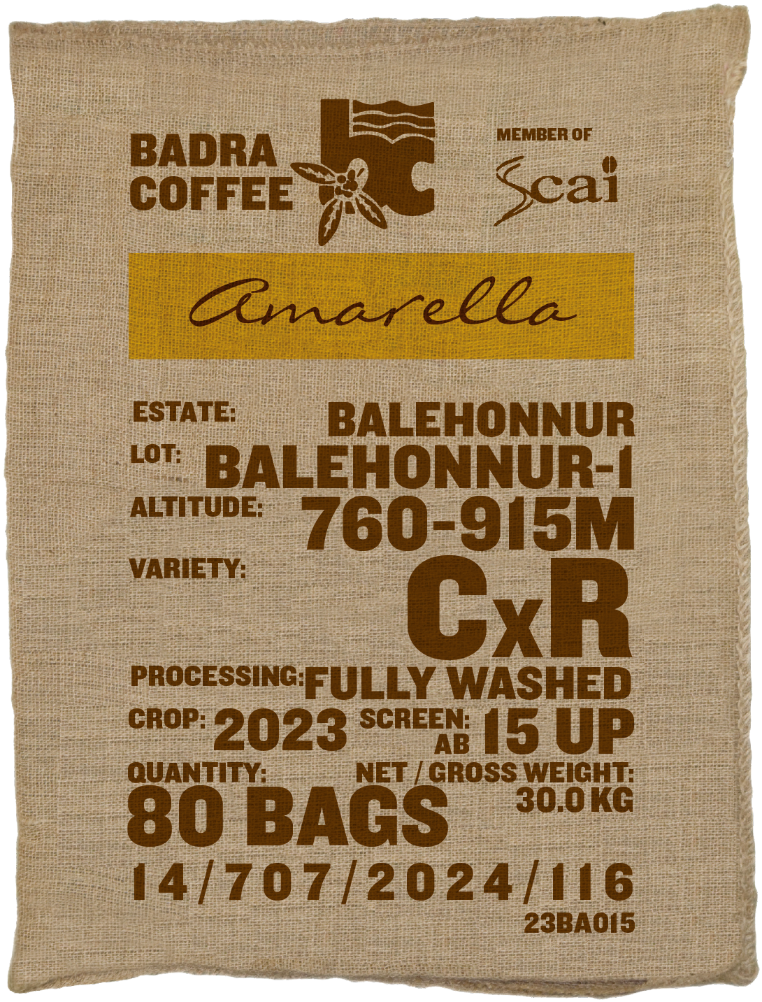 Balehonnur -1, CxR