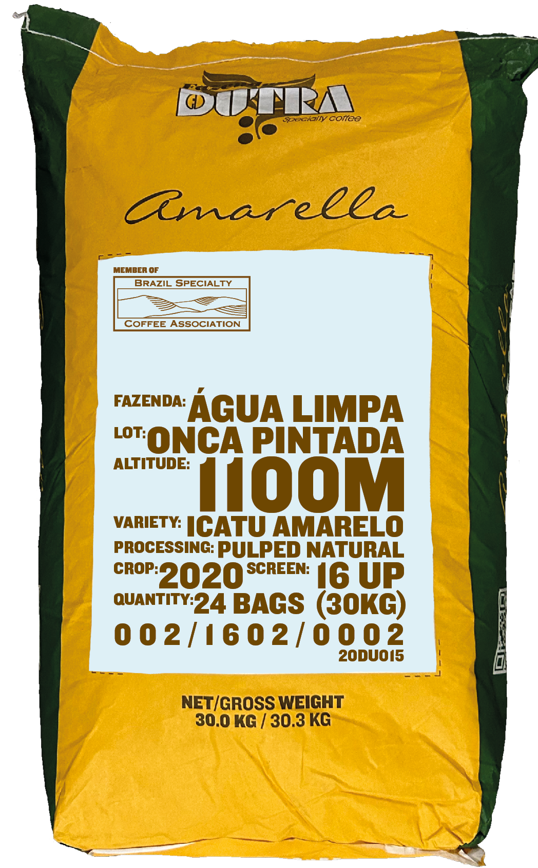 Onca Pintada, Icatu amarelo