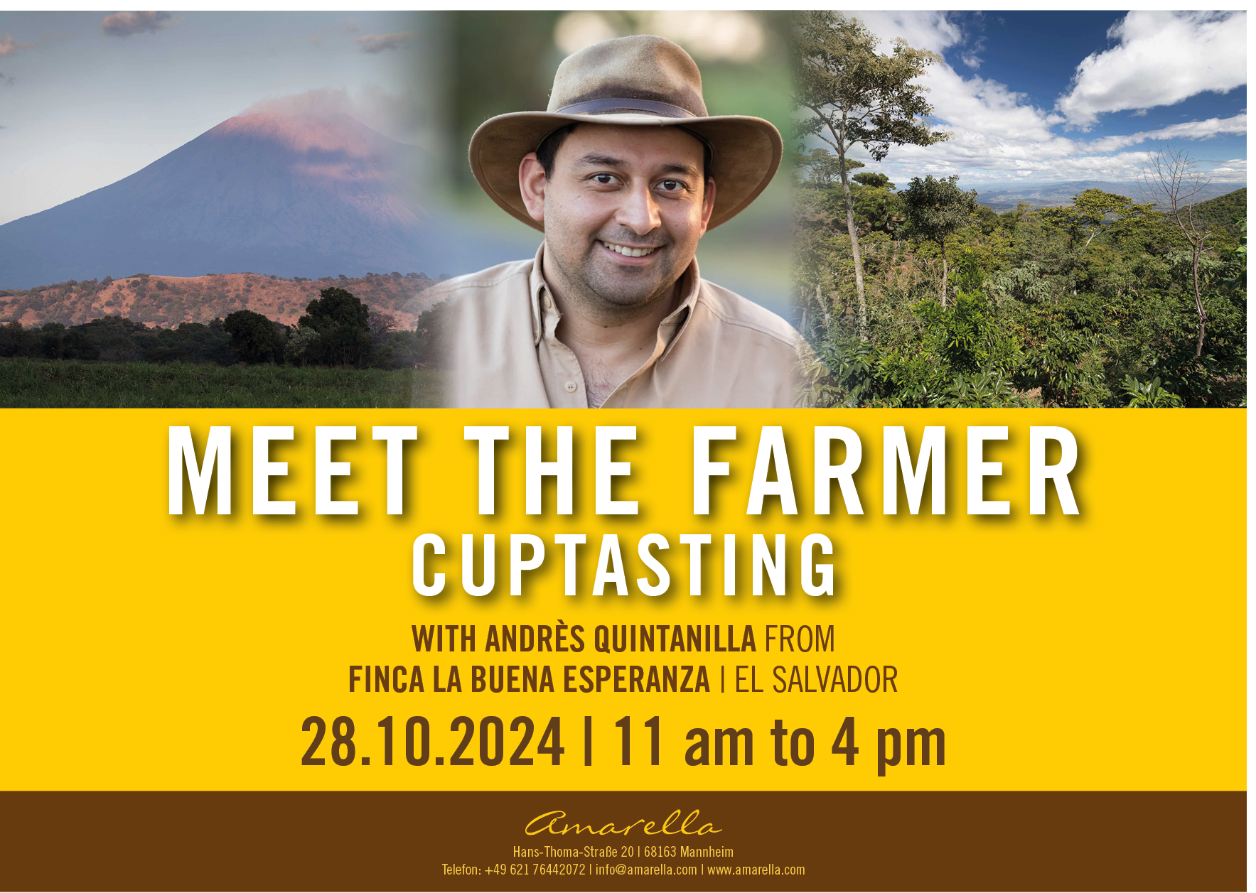 Meet the Farmer Cuptasting mit Andrés Quintanilla